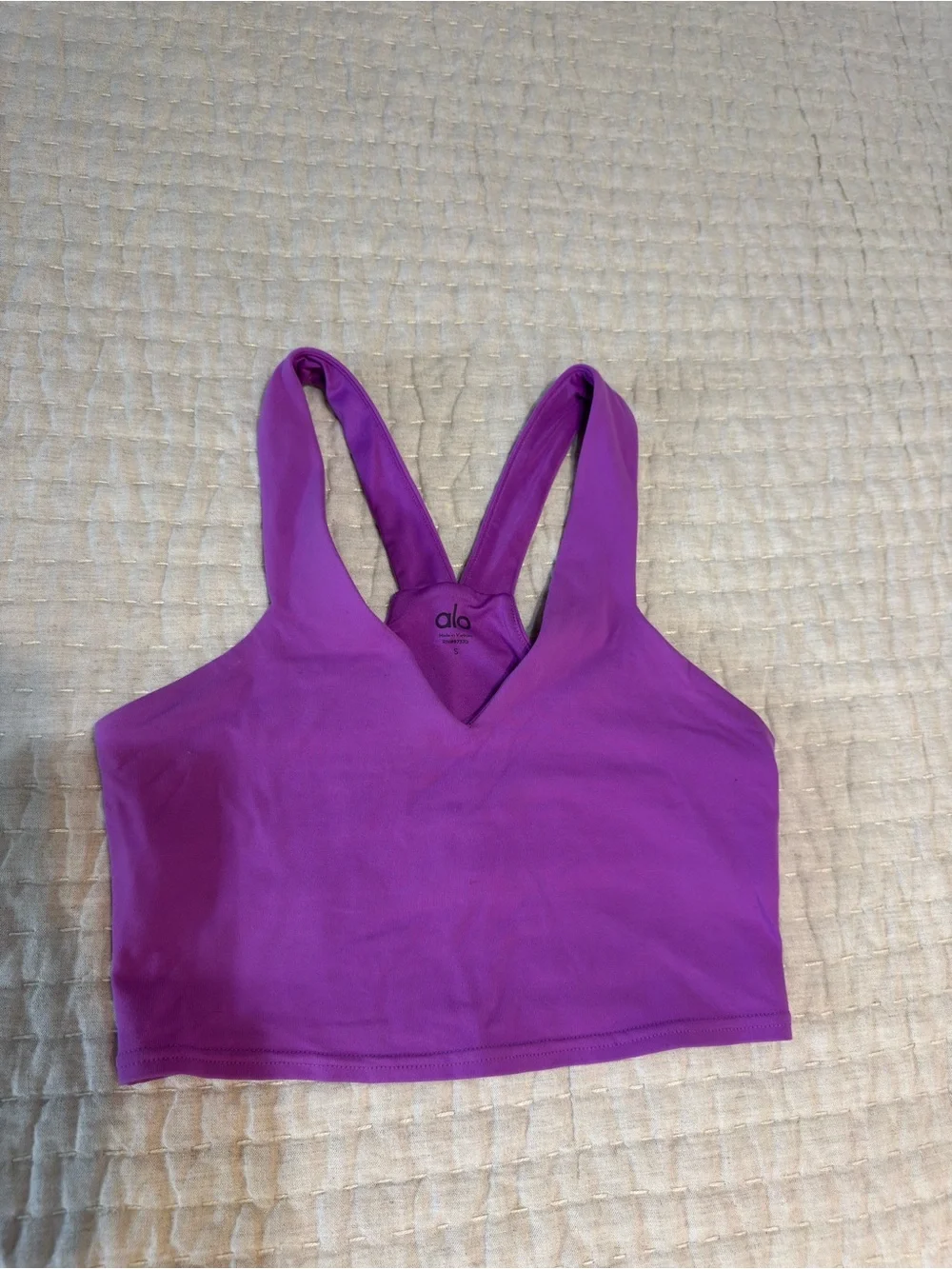 ALO Yoga Airbrush Real Bra Tank - Purple